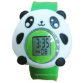 Digital Children Cartoon Silicone Slap Bracelet Watch